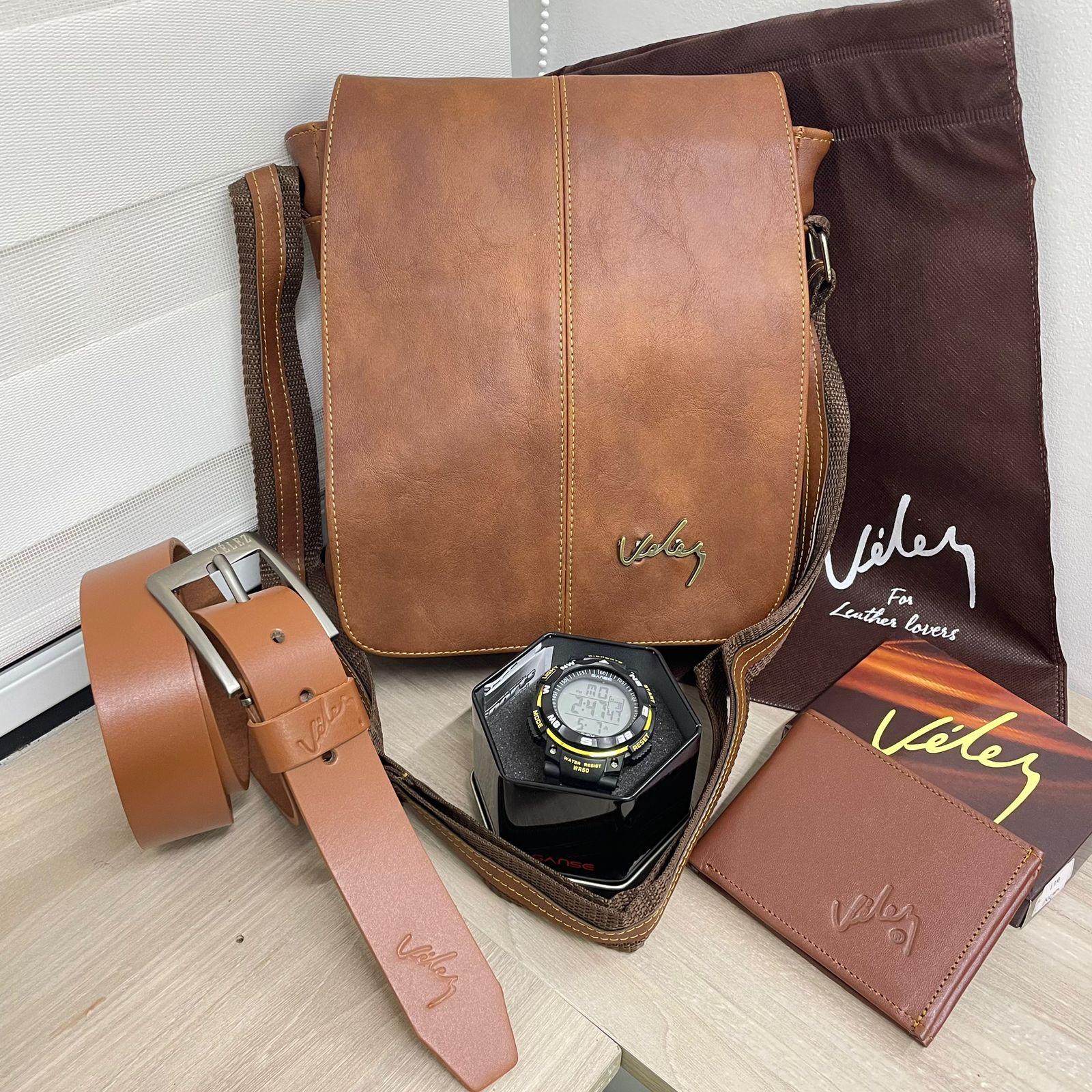COMBO VELEZ + RELOJ DEPORTIVO CABALLERO
